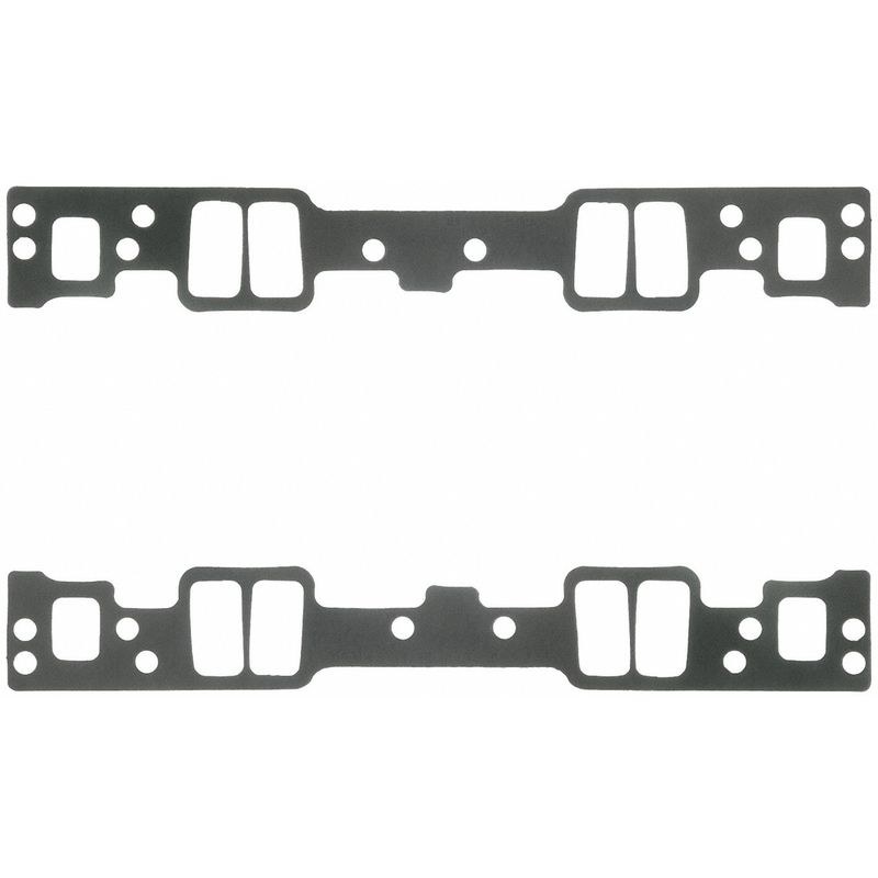 Fel Pro Hp Intake Manifold Gasket, Chevy Small Block, 1.08 Inch X 2.11 Inch Port Size, Composite, 0.120 Inch Thick – 1255