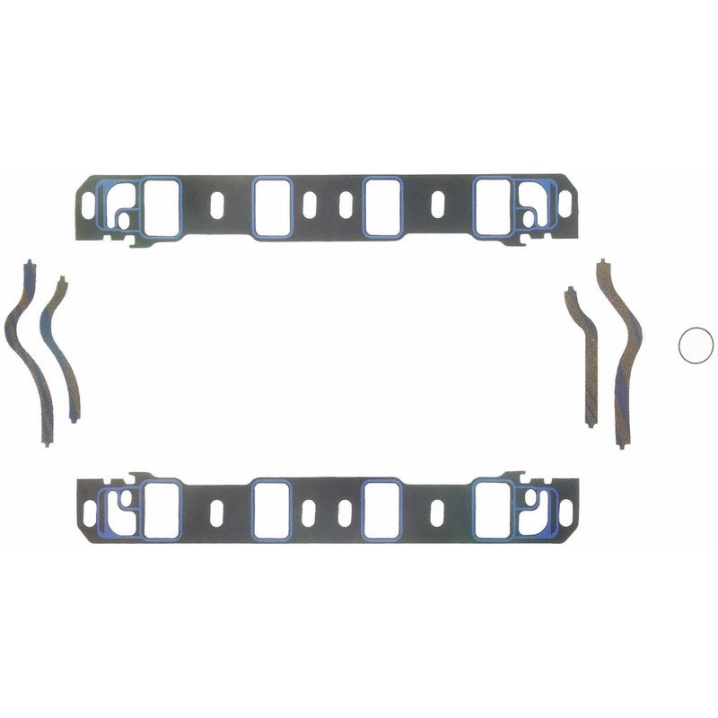 Fel Pro Hp Intake Manifold Gasket, Ford Small Block, 1.28 Inch X 2.10 Inch Port Size, Printoseal, 0.060 Inch Thick – 1262
