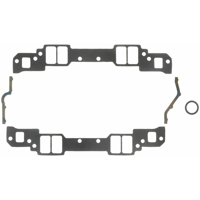 Fel Pro Hp Intake Manifold Gasket, Chevy Small Block, 1.25 Inch X 2.15 Inch Port Size, Composite, 0.060 Inch Thick – 1282