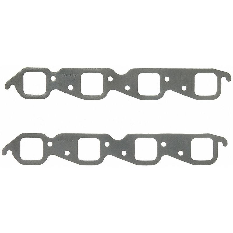 Fel Pro Hp Exhaust Header Gasket, Chevrolet 396/ 402/ 427/ 454/ 502/ 510/ 540/ 572, Perforated Steel Core with Anti Stick Coating, Set of 2 – 1410