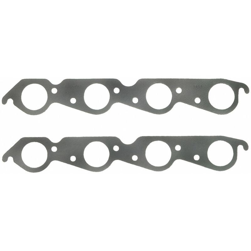 Fel Pro Hp Exhaust Header Gasket, Chevrolet 396/ 402/ 427/ 454/ 502/ 510/ 540/ 572, Perforated Steel Core with Anti Stick Coating, Set of 2 – 1411
