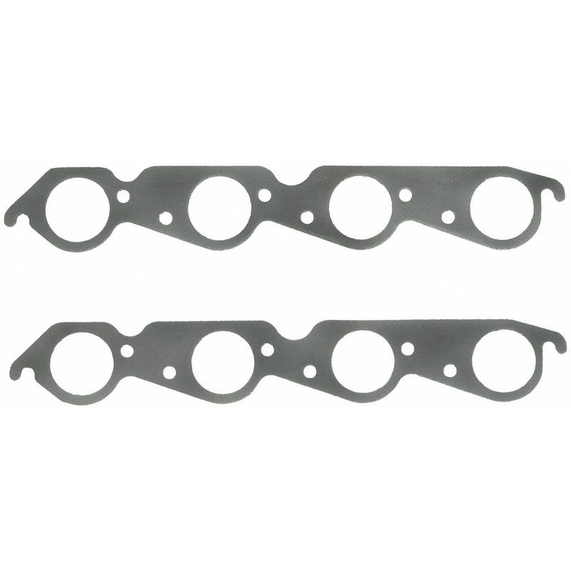 Fel Pro Hp Exhaust Header Gasket, Chevrolet 396/ 402/ 427/ 454/ 502/ 510/ 540/ 572, Perforated Steel Core with Anti Stick Coating, Set of 2 – 1412