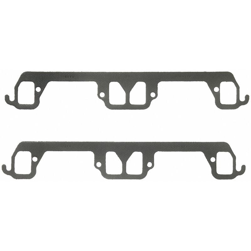 Fel Pro Hp Exhaust Header Gasket, Chrysler Small Block, Perforated Steel Core with Anti Stick Coating, Set of 2 – 1413