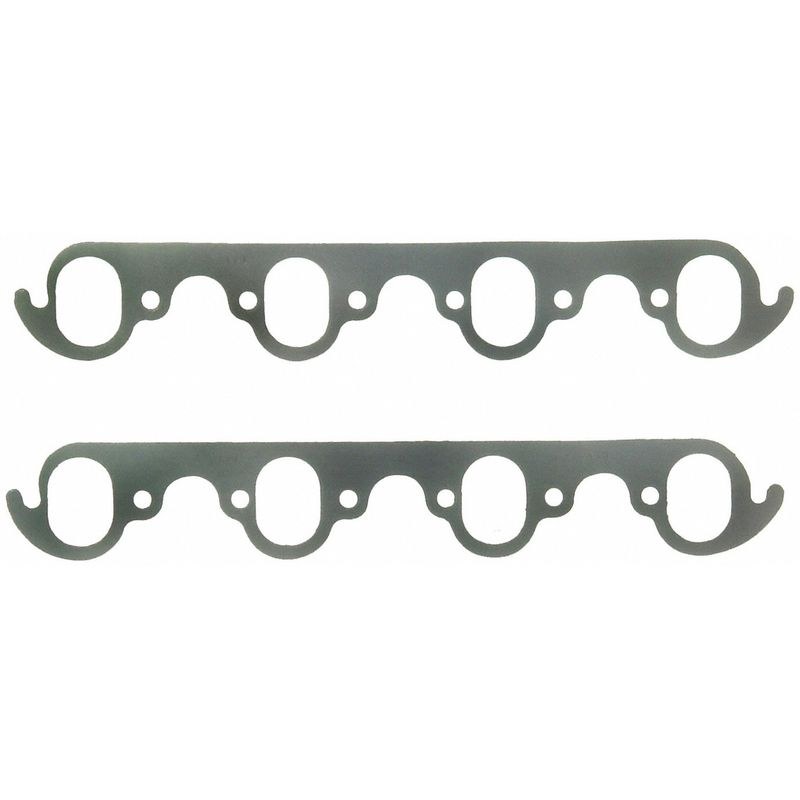 Fel Pro Hp Exhaust Header Gasket, Ford 460, Perforated Steel Core with Anti Stick Coating, Set of 2, 1-1/2 Inch X 2.10 Inch Port Size – 1419