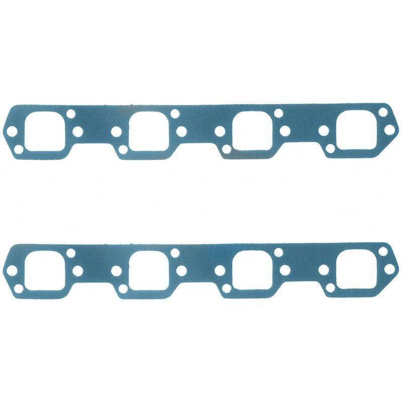 Fel Pro Hp Exhaust Header Gasket, Ford 260/ 289/ 351W, Perforated Steel Core with Anti Stick Coating, Set of 2, 1.65 Inch X 1.60 Inch Port Size – 1427