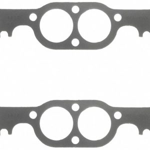 Fel Pro Hp Exhaust Header Gasket, Chevy Small Block, Perforated Steel Core with Anti Stick Coating, Set of 2, 1.90 Inch Diameter Port Size – 1437