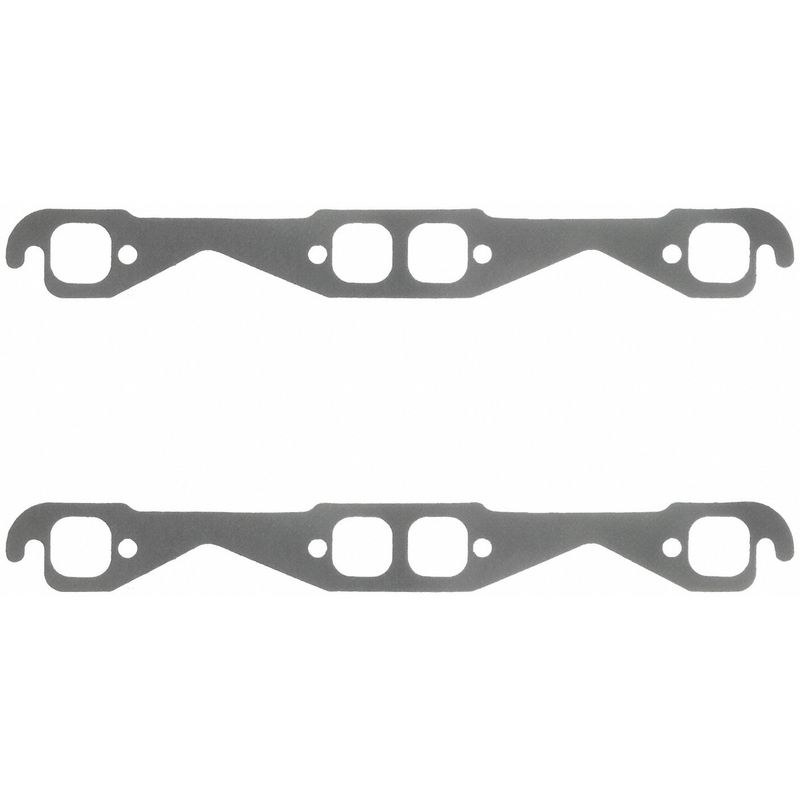 Fel Pro Hp Exhaust Header Gasket, Chevy Small Block, Perforated Steel Core with Anti Stick Coating, Set of 2, 1.38 Inch X 1.38 Inch Port Size – 1444