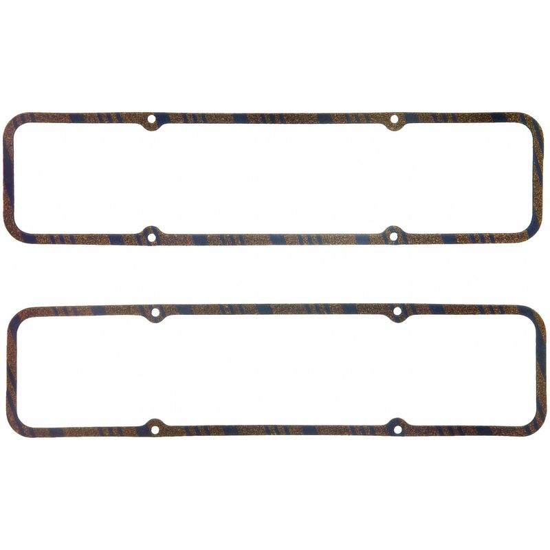 Fel Pro Hp Valve Cover Gasket, Chevy Small Block, Cork-Rubber with Steel Core, 0.313 Inch Thick – 1604