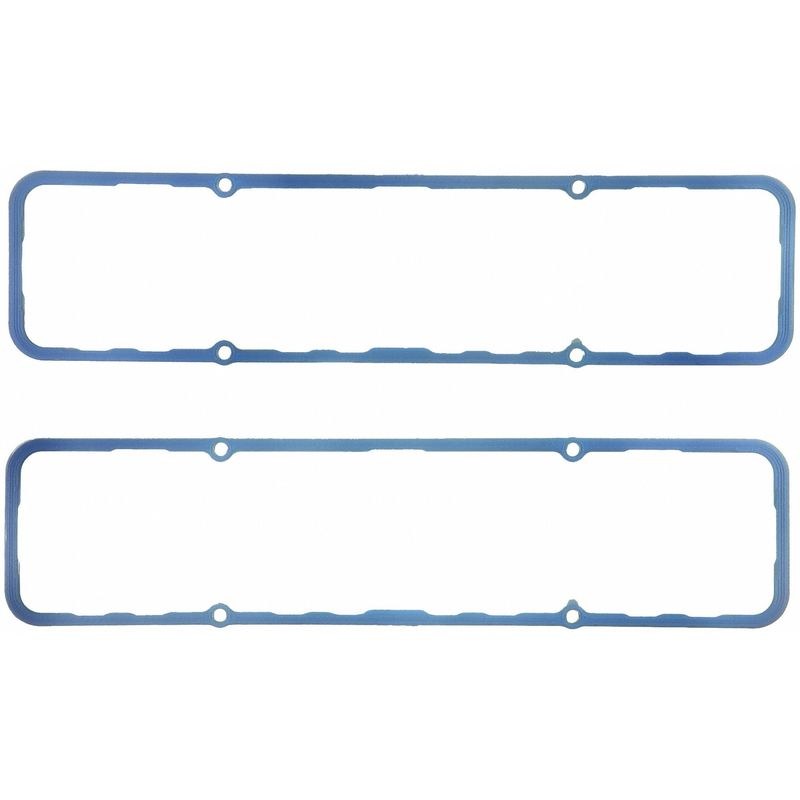 Fel Pro Hp Valve Cover Gasket, Chevy Small Block, Silicone Rubber with Steel Core, 0.250 Inch Thick – 1628