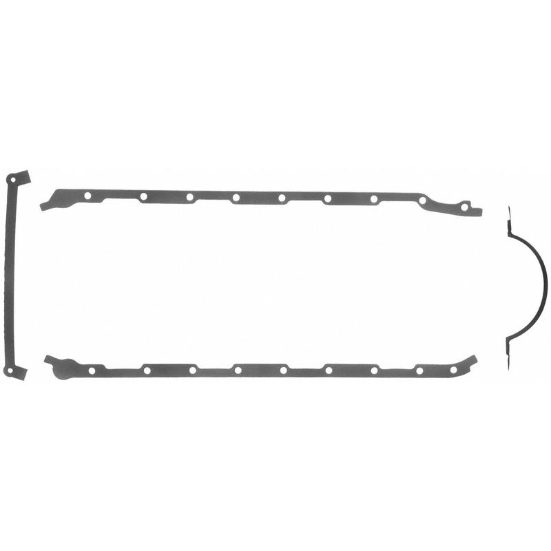 Fel Pro Hp Oil Pan Gasket, Chevy Big Block and Racing Big Block, Rubber with Steel Core – 1893