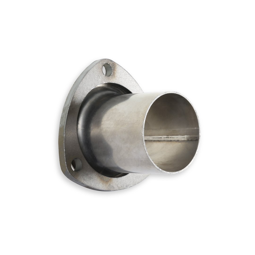 Flow Tech Exhaust Header Reducer, Do-It-Yourself, 3 Bolt Flanged, 3 Inch Collector Diameter, 2-1/2 Inch Exhaust Pipe Diameter, Steel – 10004FLT