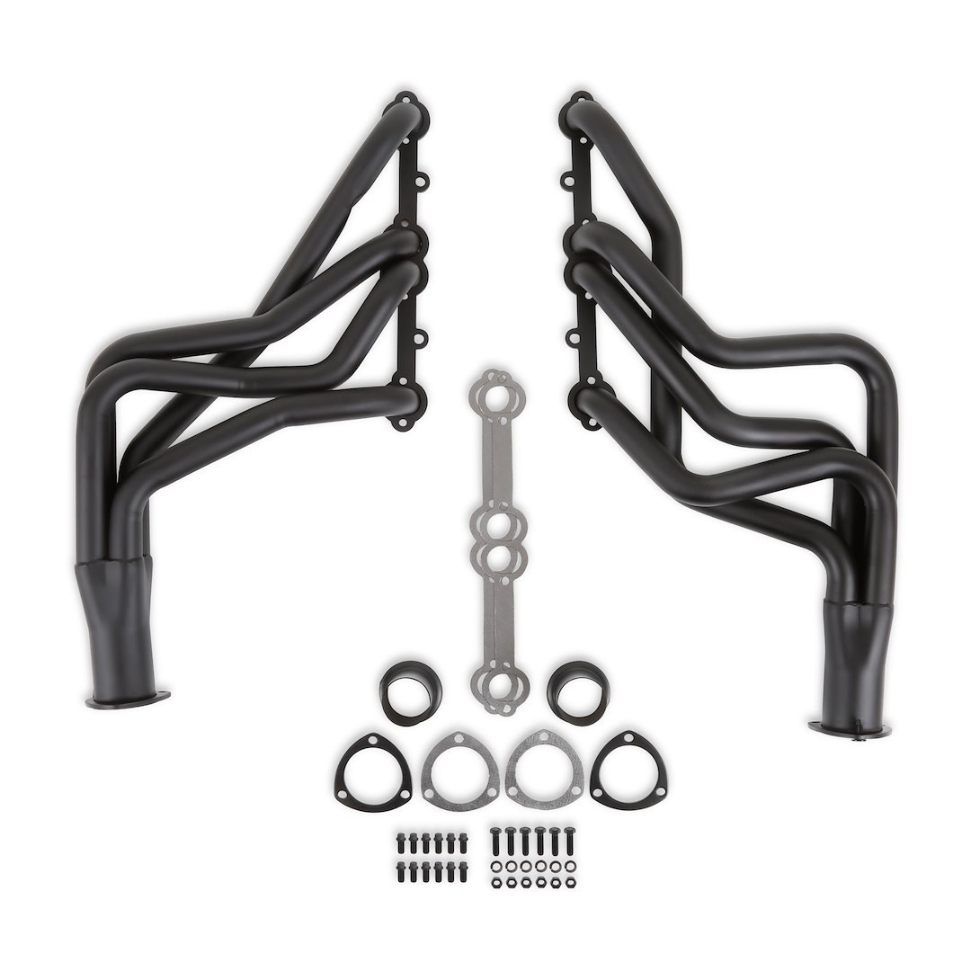 Flow Tech Exhaust Header, For Use with 265-400 Cubic Inch Chevy Small Block Engines, Chassis Exit, 1-5/8 Inch Diameter Primary Tubes – 11100FLT