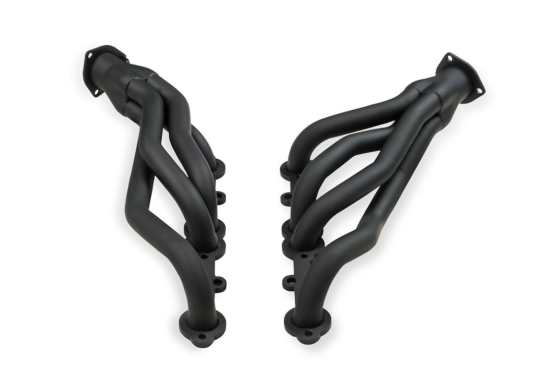 Flow Tech Exhaust Header, For Use with 283-400 Cubic Inch Chevy Engines, Shorty Style Chassis Exit, 1-1/2 Inch Diameter Primary Tubes – 11108FLT