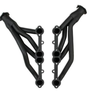 Flow Tech Exhaust Header, For Use with 283-400 Cubic Inch Chevy Engines, Shorty Style Chassis Exit, 1-1/2 Inch Diameter Primary Tubes – 11108FLT