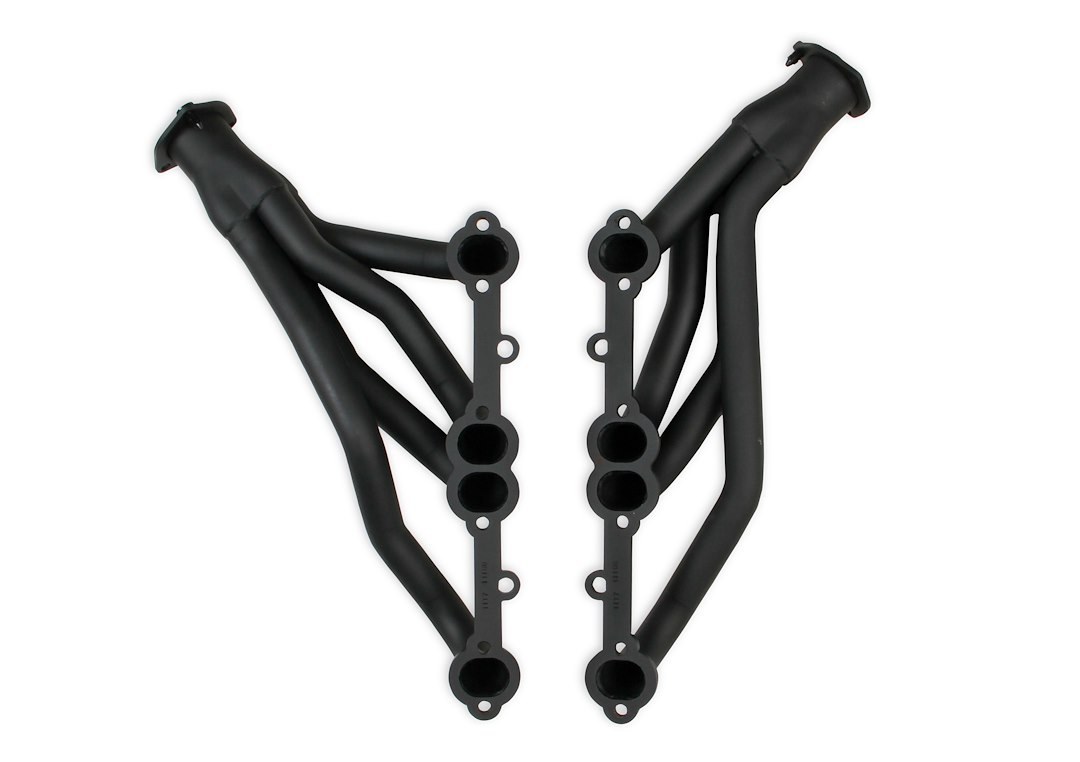 Flow Tech Exhaust Header, For Use with 283-400 Cubic Inch Chevy Engines, Shorty Style Chassis Exit, 1-1/2 Inch Diameter Primary Tubes – 11108FLT