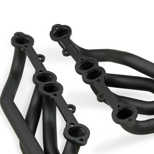Flow Tech Exhaust Header, For Use with 283-400 Cubic Inch Chevy Engines, Shorty Style Chassis Exit, 1-1/2 Inch Diameter Primary Tubes – 11108FLT