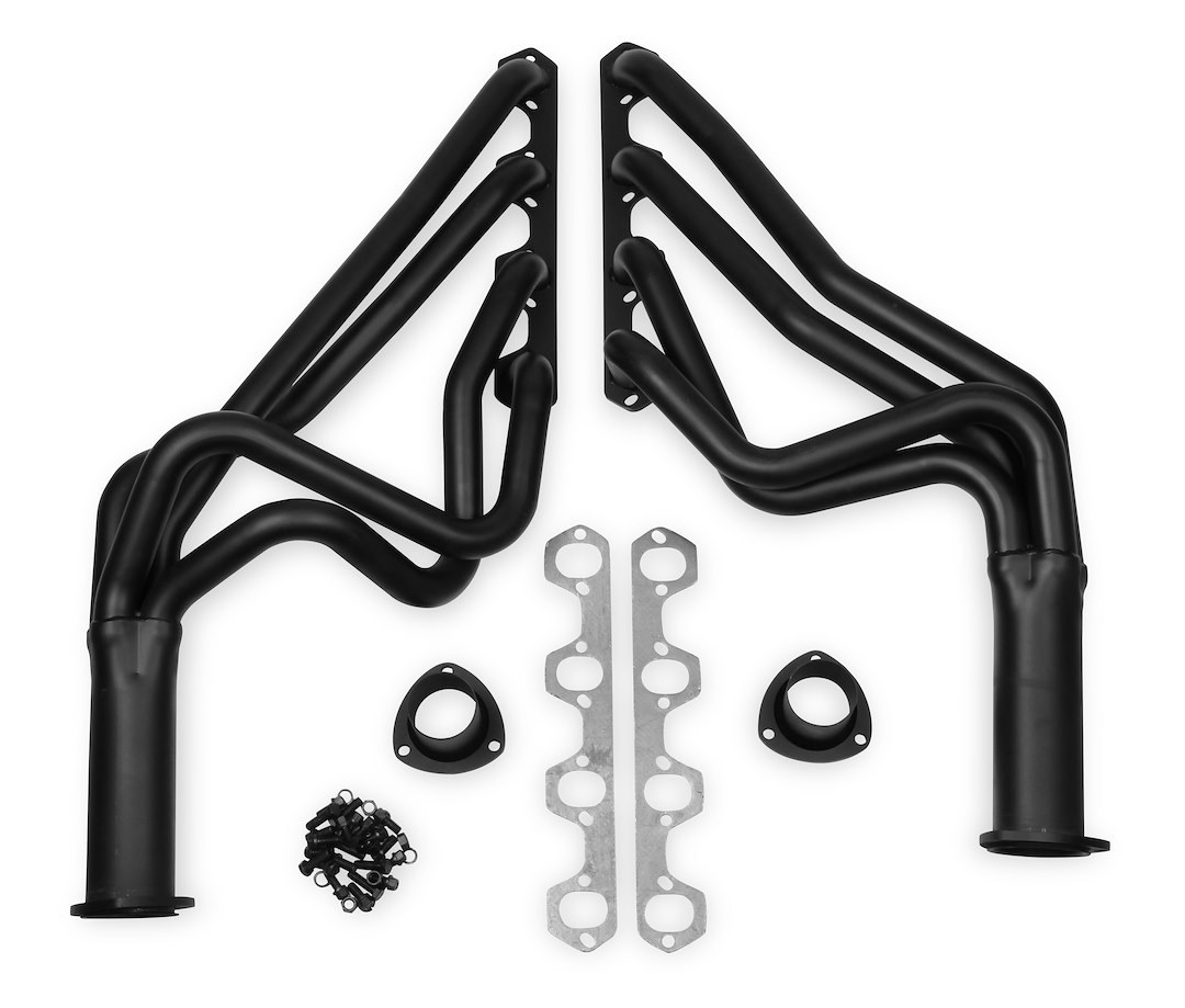 Flow Tech Exhaust Header, For Use with 260-302 Cubic Inch Windsor Block Ford Engines, Chassis Exit, 1-1/2 Inch Diameter Primary Tubes – 12102FLT