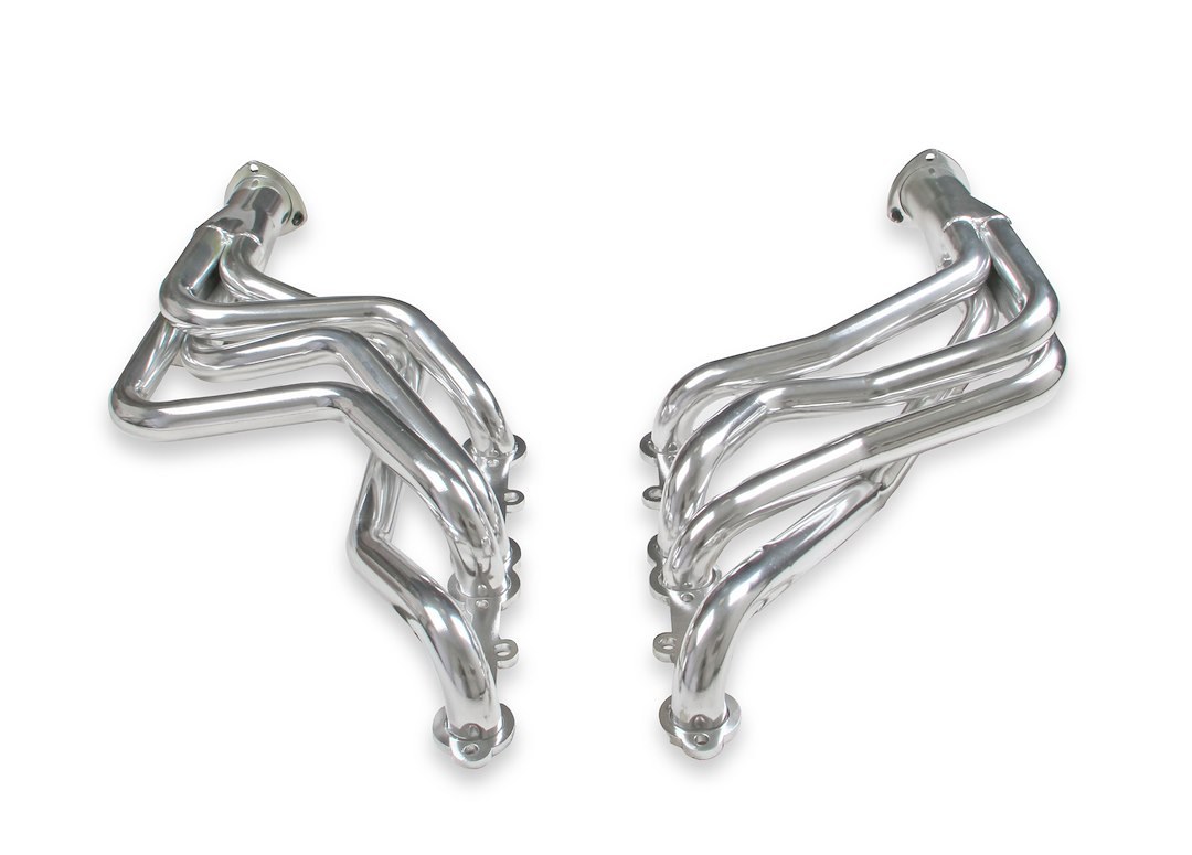 Flow Tech Exhaust Header, For Use with 283-400 Cubic Inch Chevy Engines, Chassis Exit, 1-5/8 Inch Diameter Primary Tubes – 31100FLT