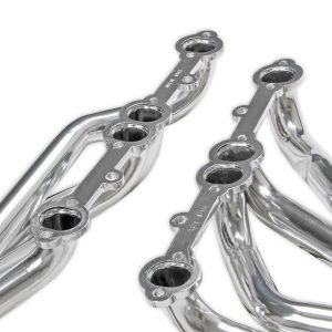 Flow Tech Exhaust Header, For Use with 283-400 Cubic Inch Chevy Engines, Chassis Exit, 1-5/8 Inch Diameter Primary Tubes – 31100FLT