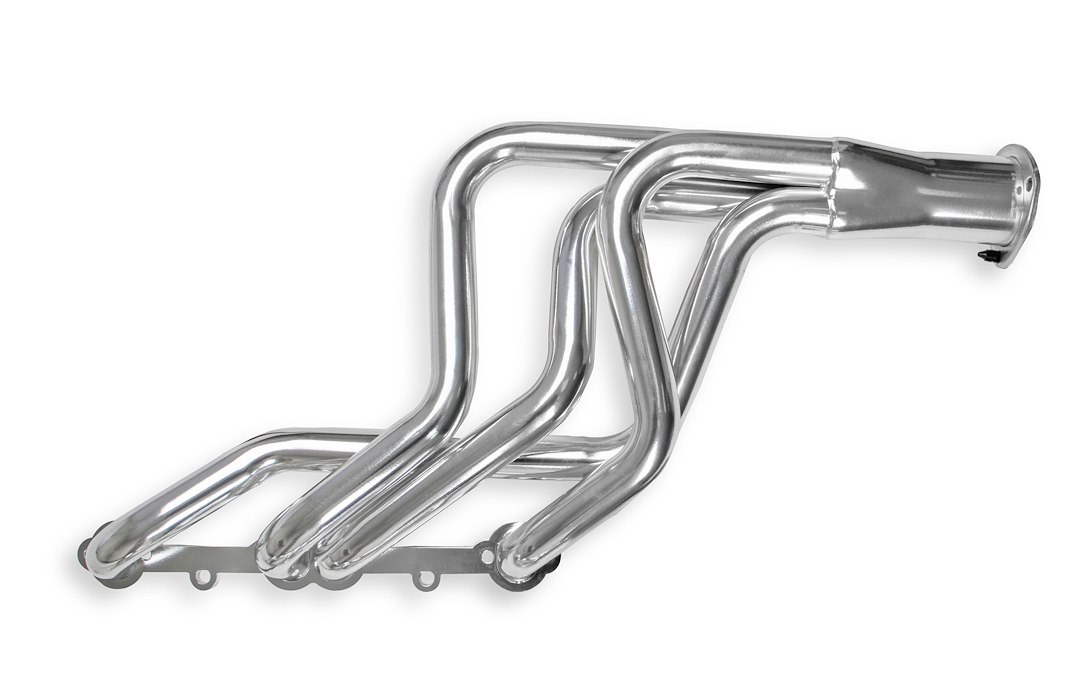 Flow Tech Exhaust Header, For Use with 283-400 Cubic Inch Chevy Engines, Chassis Exit, 1-5/8 Inch Diameter Primary Tubes – 31100FLT
