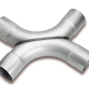 Flow Tech Exhaust Crossover Pipe, X-Pipe, Aluminized Steel, 2-1/2 Inch Diameter, Without Catalytic Converters – 53620FLT