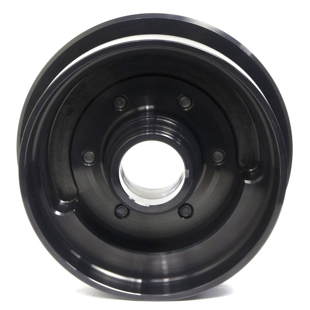 Fluiddamper Harmonic Balancer, Ford Powerstroke Early 7.3L, 7-1/4 Inch Diameter, 2 Piece Liquid Silicone Filled with Fan Spacer – 720221
