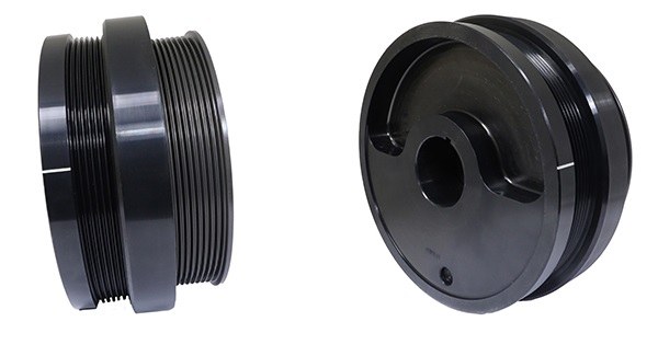 Fluiddamper Harmonic Balancer, GM Duramax 6.6L/ L5P, 3.200 Inch Diameter, High-Grade Steel/ Black Zinc Chromate, Sfi 18.1 Certified – 830151