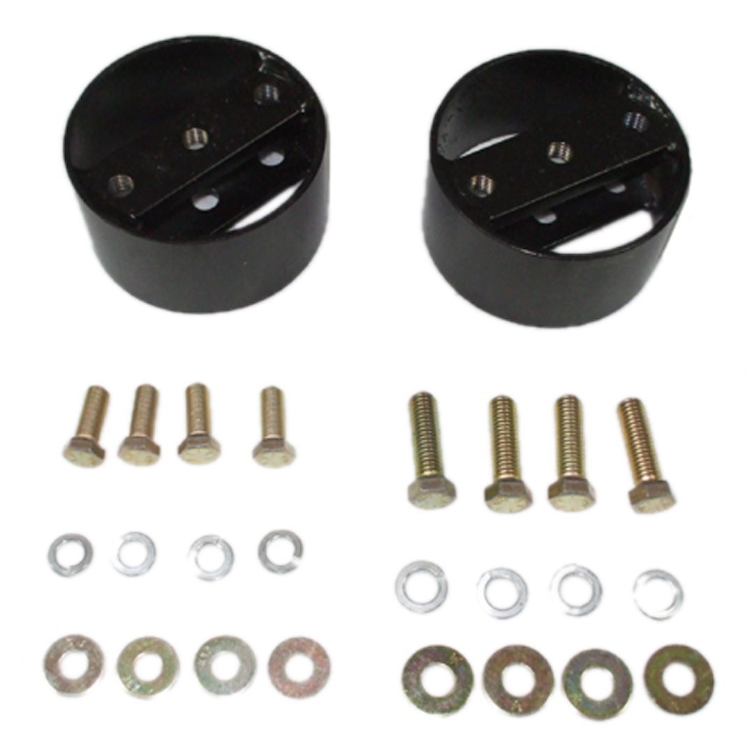 Firestone Ride-Rite Helper Spring Spacer, 2 Inch Lift, Steel, Set of 2 – 2366