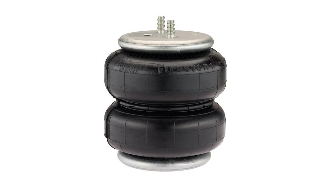 Firestone Ride-Rite Helper Spring Kit, Air Spring, Frame Mount, 3200 to 5000 Pound Leveling Capacity, Adjustable from 5 to 100 PSI, Rubber – 2594