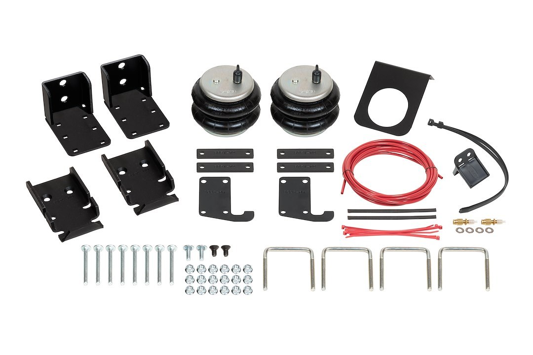 Firestone Ride-Rite Helper Spring Kit, Air Spring, Frame Mount, Up to 5000 Pound Load Capacity, Air Adjustable from 5 to 100 PSI, Rubber – 2637