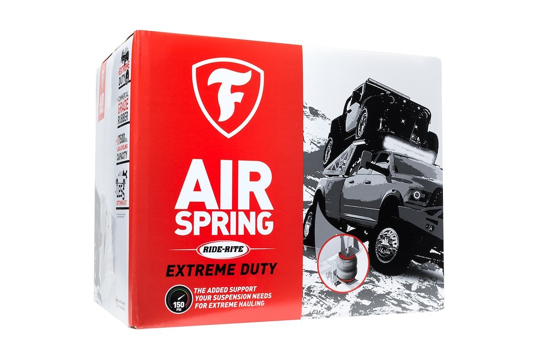 Firestone Ride-Rite Helper Spring Kit, Red Label, Air Spring, Frame Mount – 2703