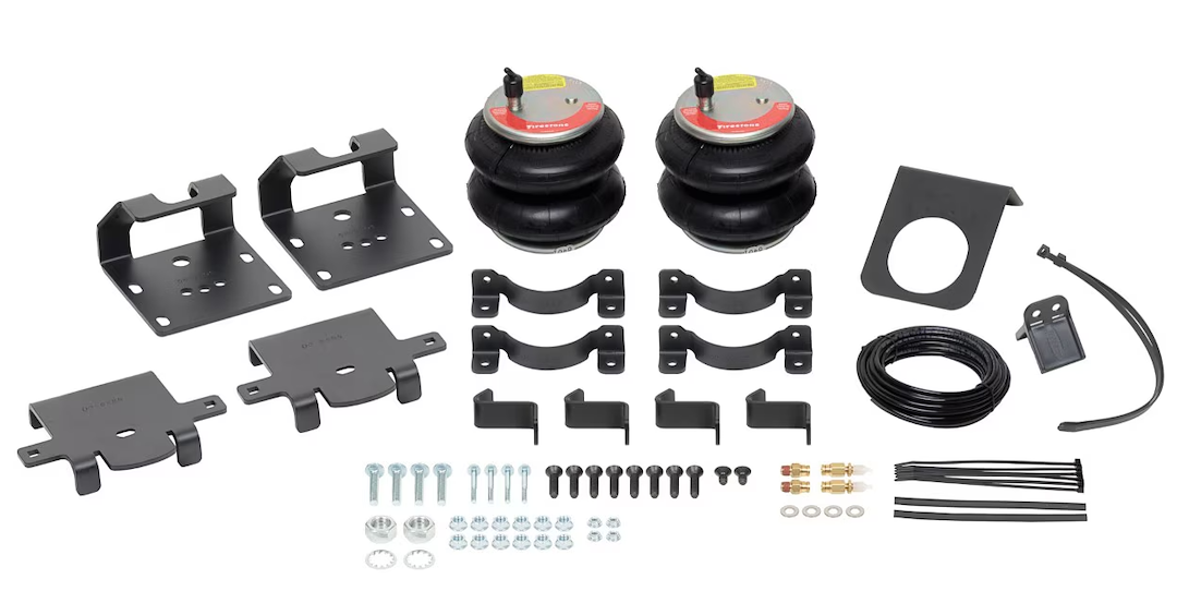 Firestone Ride-Rite Helper Spring Kit, Red Label, Air Spring, Frame Mount – 2709