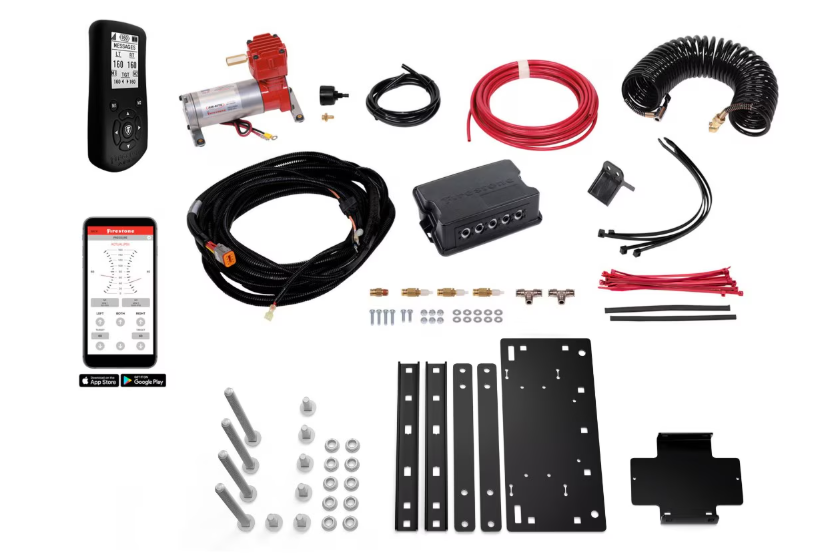 Firestone Ride-Rite Helper Spring Compressor Kit, Air Command, Dual Path Control – 2934