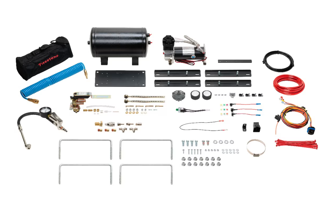 Firestone Ride-Rite Helper Spring Compressor Kit, Air Command, Single Path Control – 2950