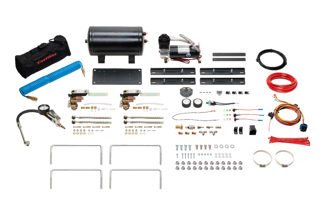 Firestone Ride-Rite Helper Spring Compressor Kit, Air Command, Dual Path Control – 2955