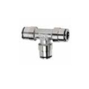Firestone Ride-Rite Coupler Fitting, Union Tee, 1/4 Inch Push to Connect Tee Fitting, Single – 3025-1
