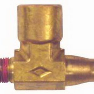 Firestone Ride-Rite Adapter Fitting, Compressor Tee, 1/8 Inch NPT to 1/4 Inch Ptc, Single – 3066