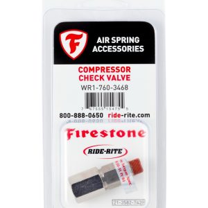 Firestone Ride-Rite Air Line Check Valve, 1/8 NPT Male/Female, Brass, Qty 1 – 3468