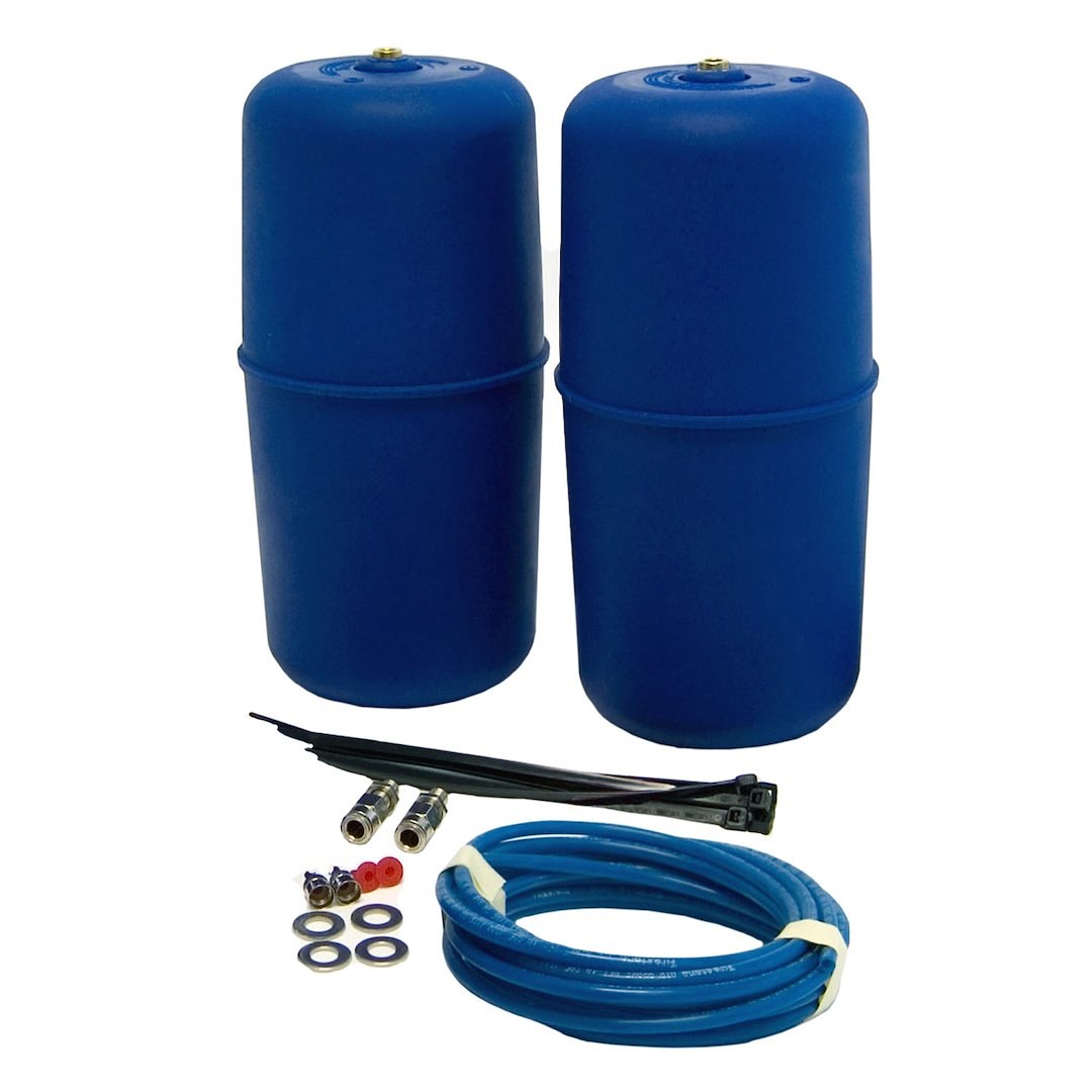 Firestone Ride-Rite Helper Spring Kit, Coil-Rite ™, Air Spring, Mounts Inside Coil Spring, 500 to 1000 Pound Leveling Capacity – 4150