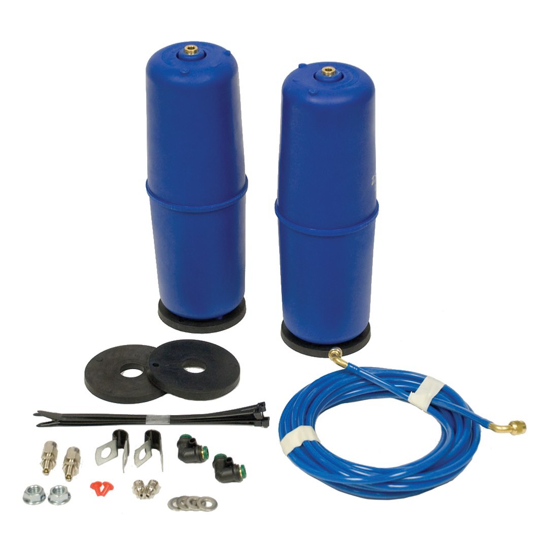 Firestone Ride-Rite Helper Spring Kit, Coil-Rite ™, Air Spring, Mounts Inside Coil Spring, 500 to 1000 Pound Leveling Capacity – 4164