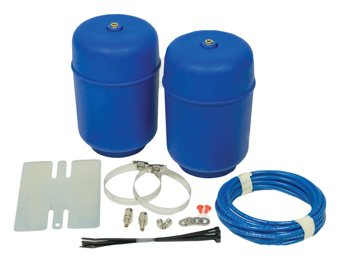Firestone Ride-Rite Helper Spring Kit, Coil-Rite ™, Air Spring, Mounts Inside Coil Spring, 500 to 1000 Pound Leveling Capacity – 4186