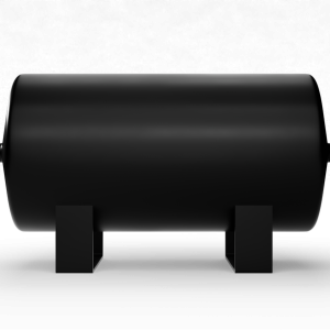 Firestone Ride-Rite Air Tank, 2 Gallon Capacity, Black, Without Handle – 9462
