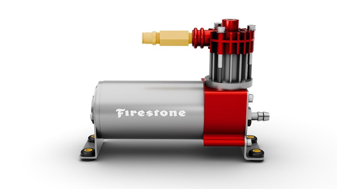 Firestone Ride-Rite Air Compressor, Air Command, Stationary, Standard Duty, Maximum 120 PSI, 0.32 Cubic Feet Per Minute at 120 PSI, 13 Amps – 9523
