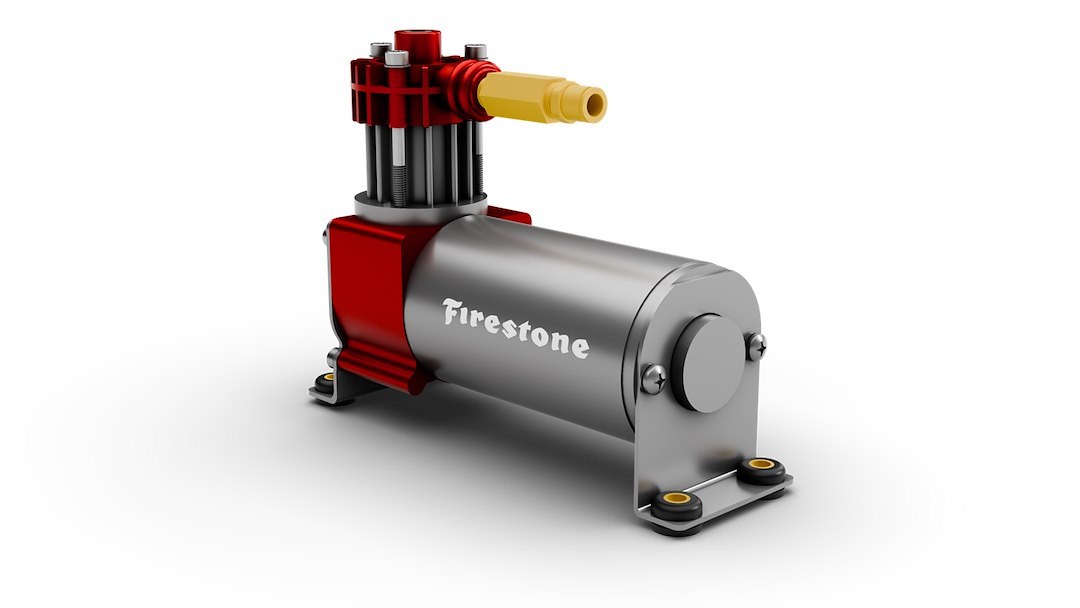Firestone Ride-Rite Air Compressor, Air Command, Stationary, Standard Duty, Maximum 120 PSI, 0.32 Cubic Feet Per Minute at 120 PSI, 13 Amps – 9523