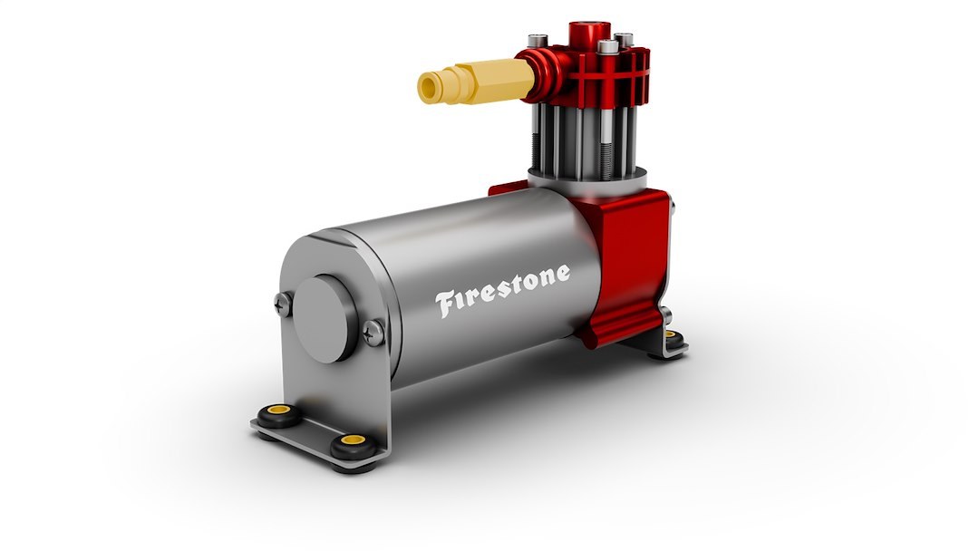 Firestone Ride-Rite Air Compressor, Air Command, Stationary, Standard Duty, Maximum 120 PSI, 0.32 Cubic Feet Per Minute at 120 PSI, 13 Amps – 9523