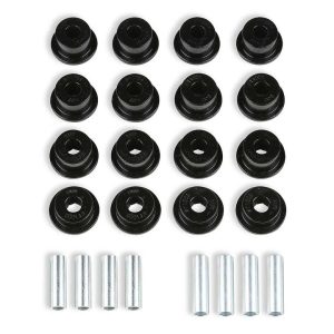 Fabtech Control Arm Bushing, Black, Polyurethane, Set of 16/ 8 Sleeves – FT20299