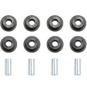 Fabtech Control Arm Bushing, Black, Polyurethane, Includes Upper Control Arm Bushings and Sleeves – FTS1114