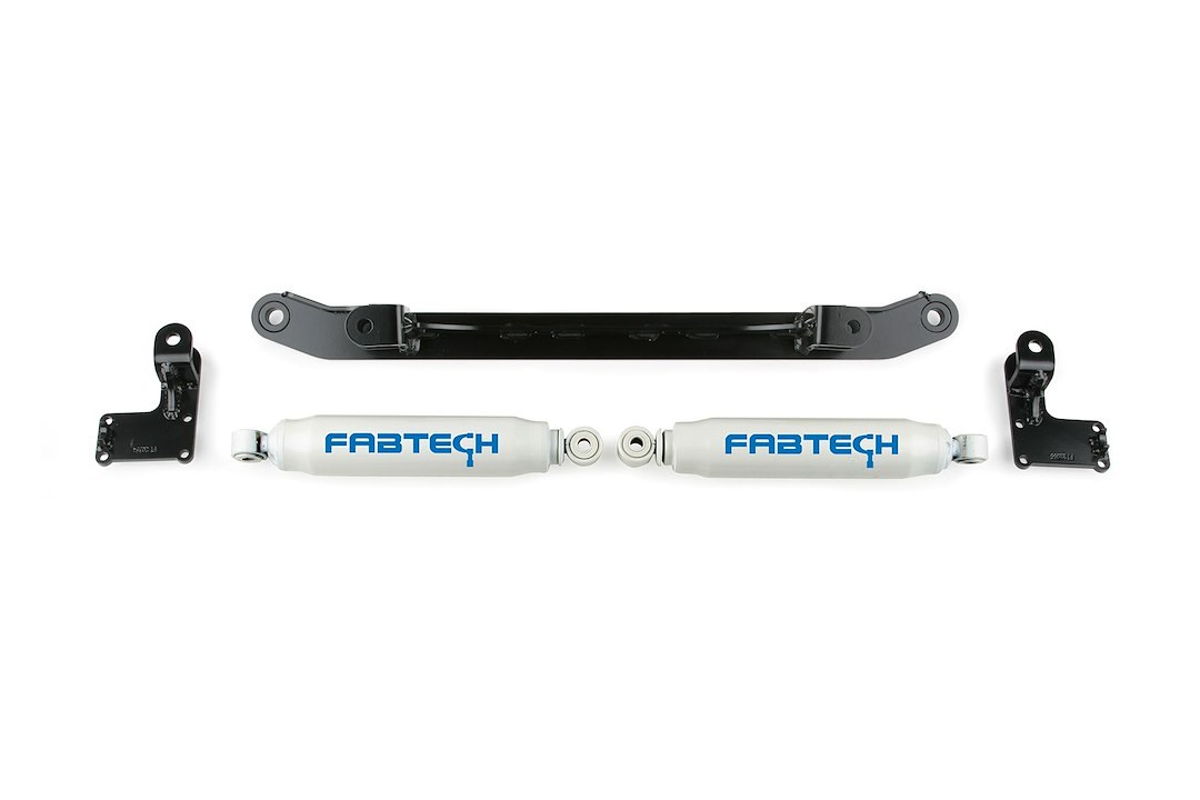 Fabtech Steering Stabilizer, Performance, Dual, With Mounting Brackets, Set of 2 – FTS21044BK