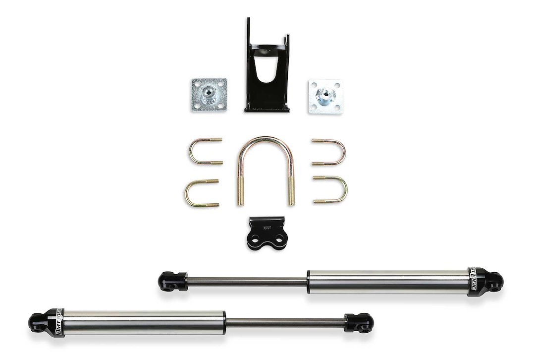 Fabtech Steering Stabilizer, Dirt Logic, Dual, With Mounting Brackets, Set of 2 – FTS220512