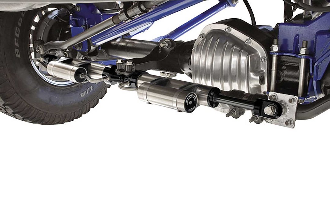 Fabtech Steering Stabilizer, Dirt Logic, Dual, With Remote Reservoir, With Mounting Brackets – FTS221152